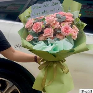 26042618 - bó hoa hồng ohara mix khuynh diệp