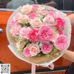 26042615 - bó hoa tone hồng hottrend