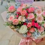 26042613 - bó hoa tone hồng pastel