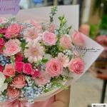 26042613 - bó hoa tone hồng pastel