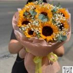26042604 - Bó hoa hướng dương tốt nghiệp