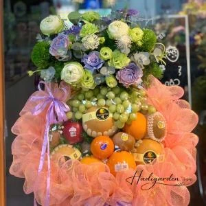 0109202613 - giỏ trái cây tháp trái sang trọng