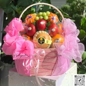 05092605 - giỏ trái cây tone hồng