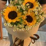 26042628 - bó hoa tốt nghiệp hướng dương