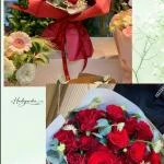 17072604 - bó hoa tone đỏ