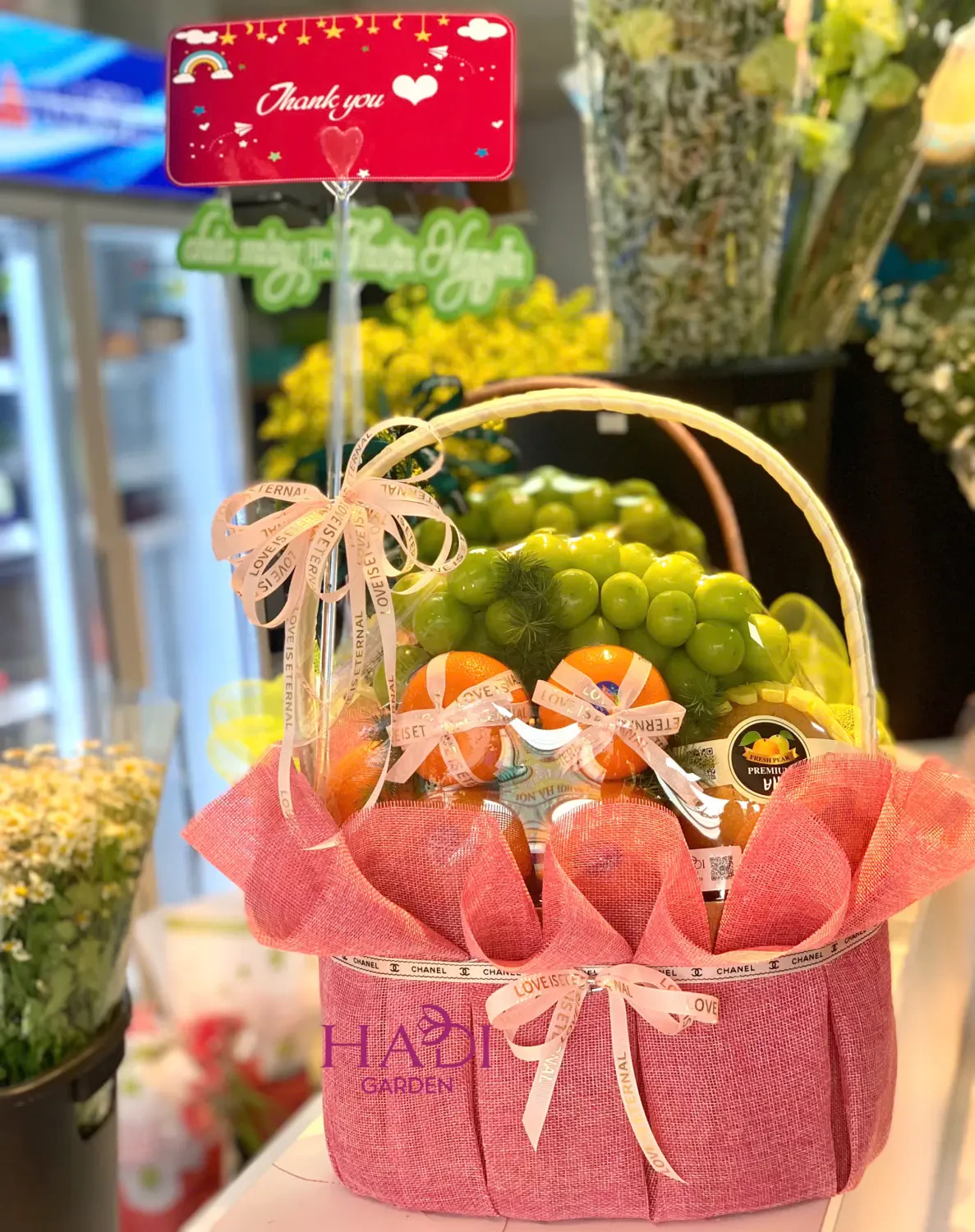 Giỏ trái cây tri ân thầy cô