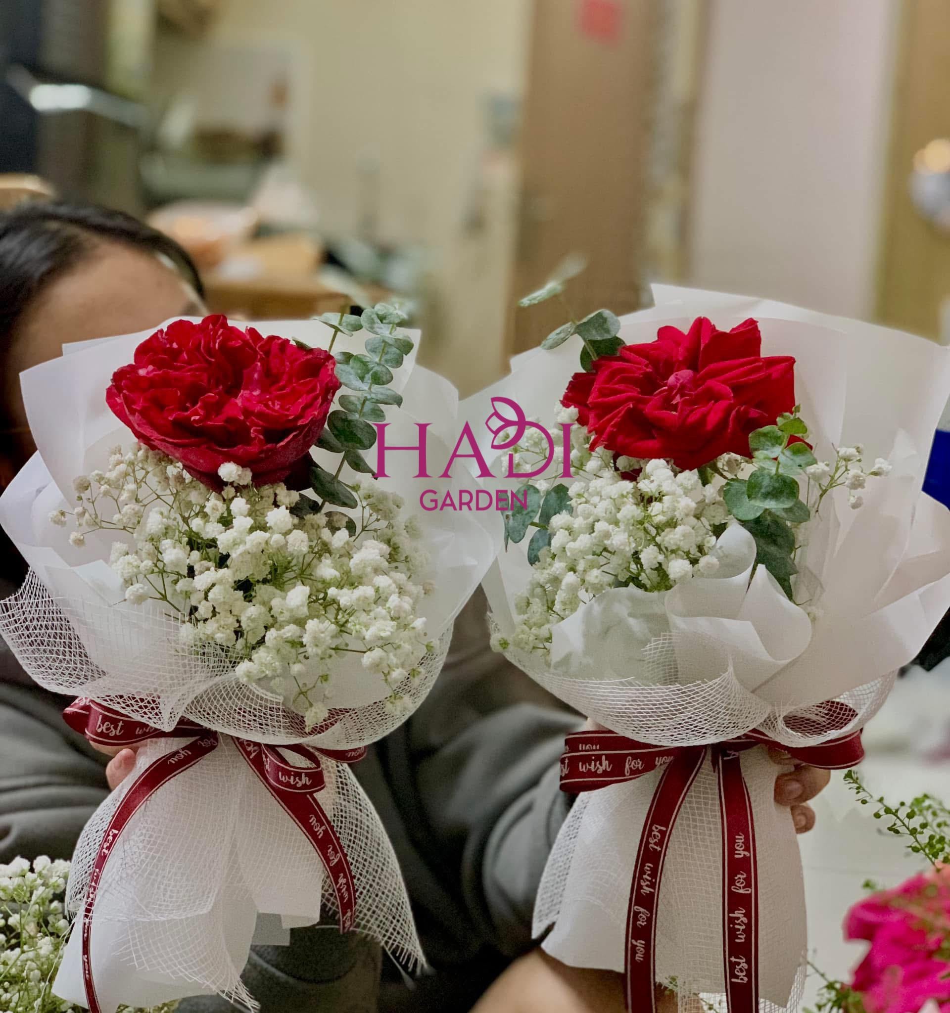 Bài 4: Bó hoa đơn giản tại nhà: Hướng dẫn bó một bó hoa tròn bằng giấy gói và ruy băng