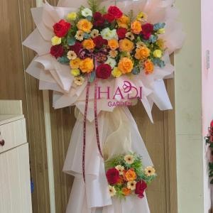 Kệ hoa khai trương 1m4
