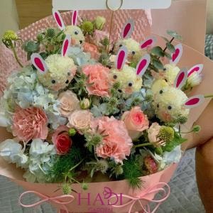 Bó Hoa Hồng Vàng Rạng Rỡ