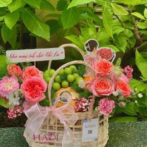 Giỏ Trái Cây Tươi Đa Dạng Hạnh Phúc