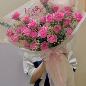 Bó Hoa "Nắng Hồng Dịu Dàng"