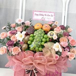 Giỏ Trái Cây Hạnh Phúc Yêu Thương Cao Cấp