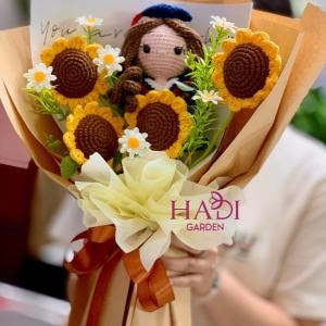 Bó Hoa Hồng Vàng 'Nắng Hạ'